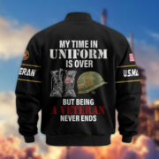 Premium US Veterans Bomber Jacket BPHN220912, Gifts For US Veterans, Gifts On Father's Day, Veterans Day. - Image 16