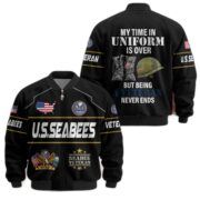 Premium US Veterans Bomber Jacket BPHN220912, Gifts For US Veterans, Gifts On Father's Day, Veterans Day. - Image 11