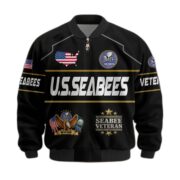 Premium US Veterans Bomber Jacket BPHN220912, Gifts For US Veterans, Gifts On Father's Day, Veterans Day. - Image 12