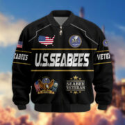 Premium US Veterans Bomber Jacket BPHN220912, Gifts For US Veterans, Gifts On Father's Day, Veterans Day. - Image 12