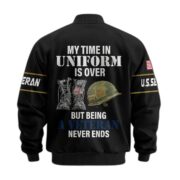 Premium US Veterans Bomber Jacket BPHN220912, Gifts For US Veterans, Gifts On Father's Day, Veterans Day. - Image 13