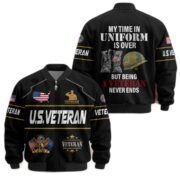 Premium US Veterans Bomber Jacket BPHN220912, Gifts For US Veterans, Gifts On Father's Day, Veterans Day. - Image 26