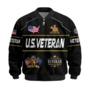 Premium US Veterans Bomber Jacket BPHN220912, Gifts For US Veterans, Gifts On Father's Day, Veterans Day. - Image 27