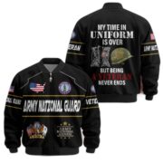 Premium US Veterans Bomber Jacket BPHN220912, Gifts For US Veterans, Gifts On Father's Day, Veterans Day. - Image 5