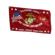 Premium USMC Grommet Flag CPVC250911, 250th Marine Corps Birthday Flag, Gifts For Marine Veteran, Best Gifts On Father's Day, Veterans Day.