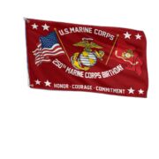Premium USMC Grommet Flag CPVC250911, 250th Marine Corps Birthday Flag, Gifts For Marine Veteran, Best Gifts On Father's Day, Veterans Day. - Image 2