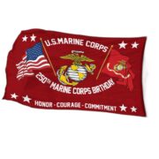 Premium USMC Grommet Flag CPVC250911, 250th Marine Corps Birthday Flag, Gifts For Marine Veteran, Best Gifts On Father's Day, Veterans Day. - Image 3