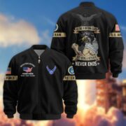 Premium US Veterans Bomber Jacket BPHN190812, Gifts For US Veterans, Gifts On Father's Day, Veterans Day. - Image 17