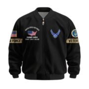Premium US Veterans Bomber Jacket BPHN190812, Gifts For US Veterans, Gifts On Father's Day, Veterans Day. - Image 18