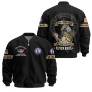 Premium US Veterans Bomber Jacket BPHN190812, Gifts For US Veterans, Gifts On Father's Day, Veterans Day. - Image 5