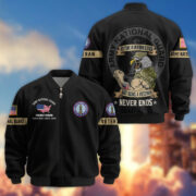 Premium US Veterans Bomber Jacket BPHN190812, Gifts For US Veterans, Gifts On Father's Day, Veterans Day. - Image 5