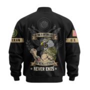 Premium US Veterans Bomber Jacket BPHN190812, Gifts For US Veterans, Gifts On Father's Day, Veterans Day. - Image 4