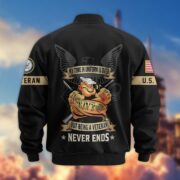 Premium US Veterans Bomber Jacket BPHN190812, Gifts For US Veterans, Gifts On Father's Day, Veterans Day. - Image 10