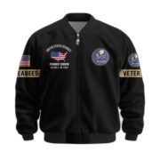 Premium US Veterans Bomber Jacket BPHN190812, Gifts For US Veterans, Gifts On Father's Day, Veterans Day. - Image 12