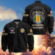 Premium US Veterans Bomber Jacket BPHN190812, Gifts For US Veterans, Gifts On Father's Day, Veterans Day. - Image 29