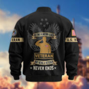 Premium US Veterans Bomber Jacket BPHN190812, Gifts For US Veterans, Gifts On Father's Day, Veterans Day. - Image 28