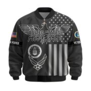 Premium US Veterans Bomber Jacket ATTN100921, Gifts For US Veterans, Gifts On Father's Day, Veterans Day. - Image 19