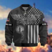 Premium US Veterans Bomber Jacket ATTN100921, Gifts For US Veterans, Gifts On Father's Day, Veterans Day. - Image 6