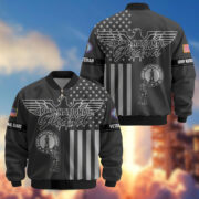 Premium US Veterans Bomber Jacket ATTN100921, Gifts For US Veterans, Gifts On Father's Day, Veterans Day. - Image 5