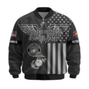 Premium US Veterans Bomber Jacket ATTN100921, Gifts For US Veterans, Gifts On Father's Day, Veterans Day. - Image 15