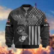 Premium US Veterans Bomber Jacket ATTN100921, Gifts For US Veterans, Gifts On Father's Day, Veterans Day. - Image 15