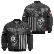 Premium US Veterans Bomber Jacket ATTN100921, Gifts For US Veterans, Gifts On Father's Day, Veterans Day. - Image 8