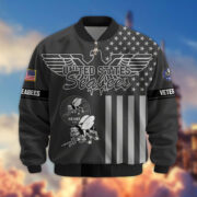 Premium US Veterans Bomber Jacket ATTN100921, Gifts For US Veterans, Gifts On Father's Day, Veterans Day. - Image 12