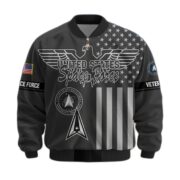 Premium US Veterans Bomber Jacket ATTN100921, Gifts For US Veterans, Gifts On Father's Day, Veterans Day. - Image 24