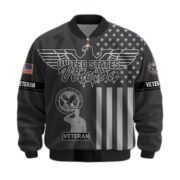 Premium US Veterans Bomber Jacket ATTN100921, Gifts For US Veterans, Gifts On Father's Day, Veterans Day. - Image 27