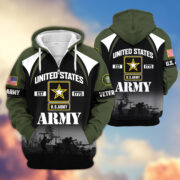Premium US Veterans Zip Hoodie ATTN270822, Gifts For US Veterans, Gifts On Father's Day, Veterans Day. - Image 5
