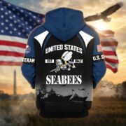 Premium US Veterans Zip Hoodie ATTN270822, Gifts For US Veterans, Gifts On Father's Day, Veterans Day. - Image 16