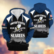Premium US Veterans Zip Hoodie ATTN270822, Gifts For US Veterans, Gifts On Father's Day, Veterans Day. - Image 14