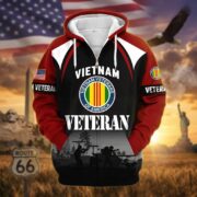 Premium US Veterans Zip Hoodie ATTN270822, Gifts For US Veterans, Gifts On Father's Day, Veterans Day. - Image 39