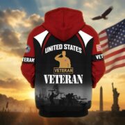 Premium US Veterans Zip Hoodie ATTN270822, Gifts For US Veterans, Gifts On Father's Day, Veterans Day. - Image 37