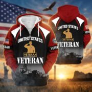 Premium US Veterans Zip Hoodie ATTN270822, Gifts For US Veterans, Gifts On Father's Day, Veterans Day. - Image 35