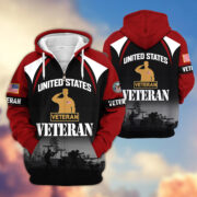 Premium US Veterans Zip Hoodie ATTN270822, Gifts For US Veterans, Gifts On Father's Day, Veterans Day. - Image 35