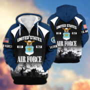 Premium US Veterans Zip Hoodie ATTN270822, Gifts For US Veterans, Gifts On Father's Day, Veterans Day. - Image 26