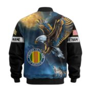 Premium Custom Vietnam Veteran Bomber Jacket VPVC805506, Gifts For Vietnam Veteran, Gifts On Father's Day, Veterans Day. - Image 3