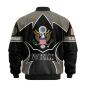 Premium US Veterans Bomber Jacket BPHN270811, Gifts For US Veterans, Gifts On Father's Day, Veterans Day. - Image 3