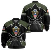 Premium US Veterans Bomber Jacket BPHN270811, Gifts For US Veterans, Gifts On Father's Day, Veterans Day. - Image 7