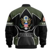 Premium US Veterans Bomber Jacket BPHN270811, Gifts For US Veterans, Gifts On Father's Day, Veterans Day. - Image 6