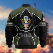 Premium US Veterans Bomber Jacket BPHN270811, Gifts For US Veterans, Gifts On Father's Day, Veterans Day. - Image 6