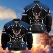 Premium US Veterans Bomber Jacket BPHN270811, Gifts For US Veterans, Gifts On Father's Day, Veterans Day. - Image 13