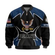 Premium US Veterans Bomber Jacket BPHN270811, Gifts For US Veterans, Gifts On Father's Day, Veterans Day. - Image 11