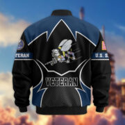 Premium US Veterans Bomber Jacket BPHN270811, Gifts For US Veterans, Gifts On Father's Day, Veterans Day. - Image 15