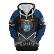 Premium US Veterans Zip Hoodie BPHN120911, Gifts For US Veterans, Gifts On Father's Day, Veterans Day. - Image 27
