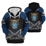 Premium US Veterans Zip Hoodie BPHN120911, Gifts For US Veterans, Gifts On Father's Day, Veterans Day. - Image 26