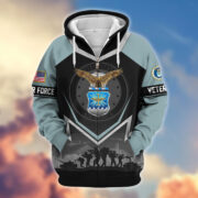 Premium US Veterans Zip Hoodie BPHN120911, Gifts For US Veterans, Gifts On Father's Day, Veterans Day. - Image 24