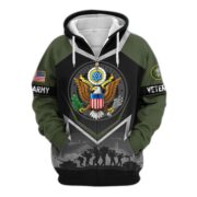 Premium US Veterans Zip Hoodie BPHN120911, Gifts For US Veterans, Gifts On Father's Day, Veterans Day. - Image 6