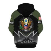 Premium US Veterans Zip Hoodie BPHN120911, Gifts For US Veterans, Gifts On Father's Day, Veterans Day. - Image 7